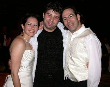 Evgeny with Martin Guigui and Dahlia Waingort.