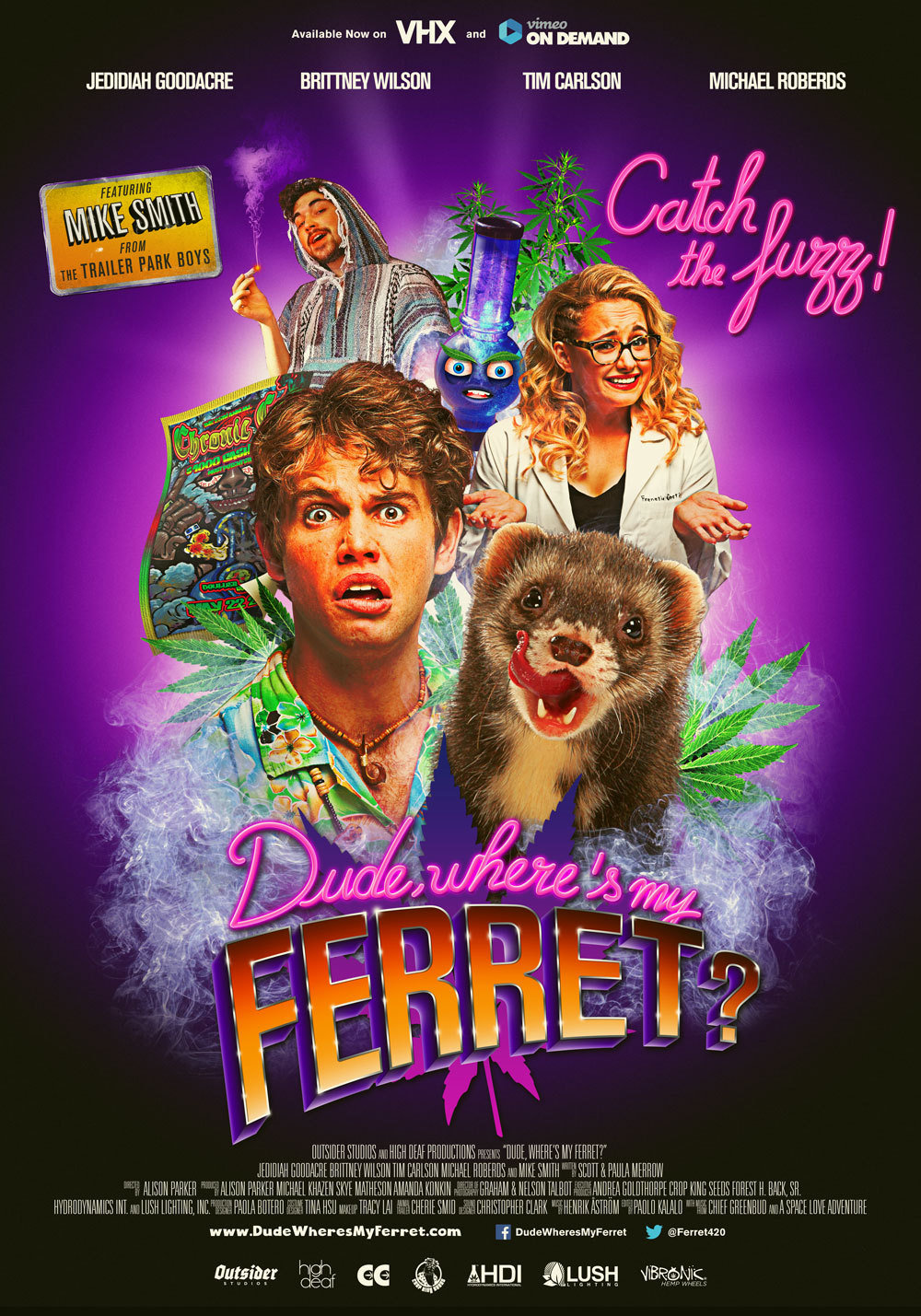 Official Movie Poster for 'Dude, Where's My Ferret?'.