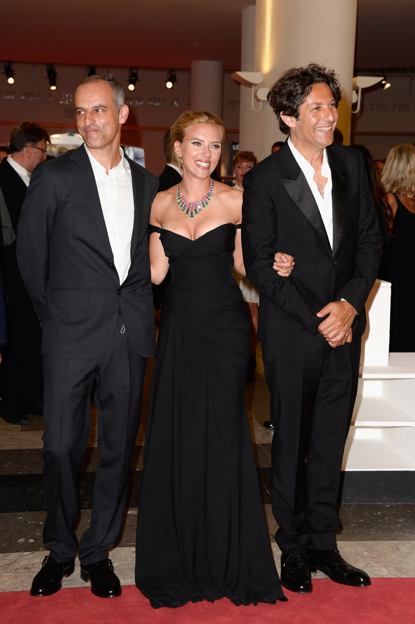 Jonathan Glazer, Scarlett Johansson and James Wilson at event of Po tavo oda (2013)