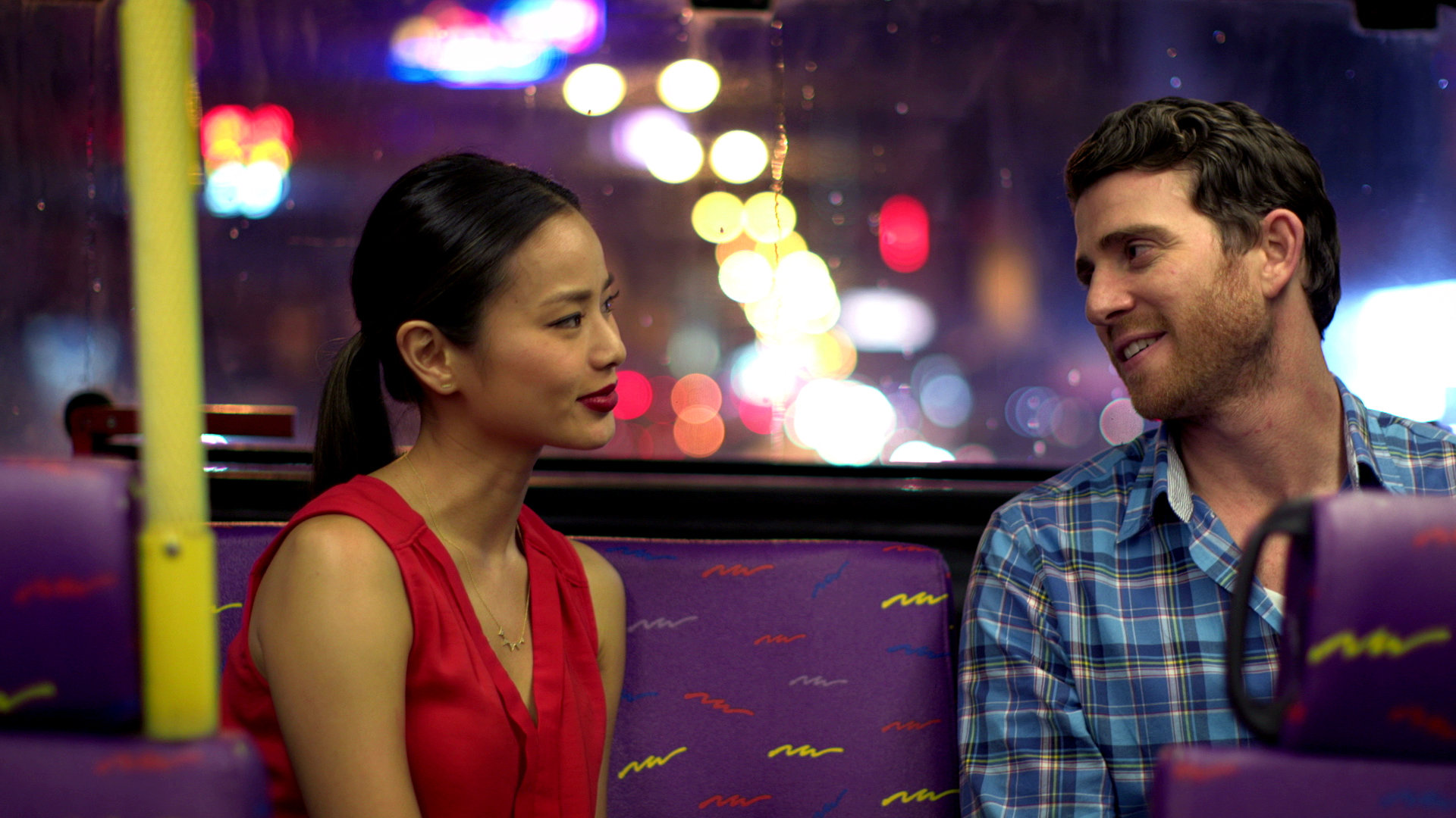Jamie Chung and Bryan Greenberg in a still from 