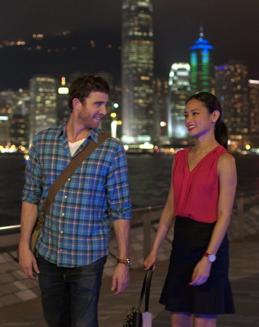 Bryan Greenberg and Jamie Chung in It's Already Tomorrow in Hong Kong (2015)