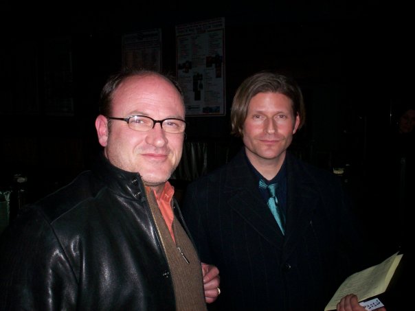 with Crispin Glover at What Is It? screening.