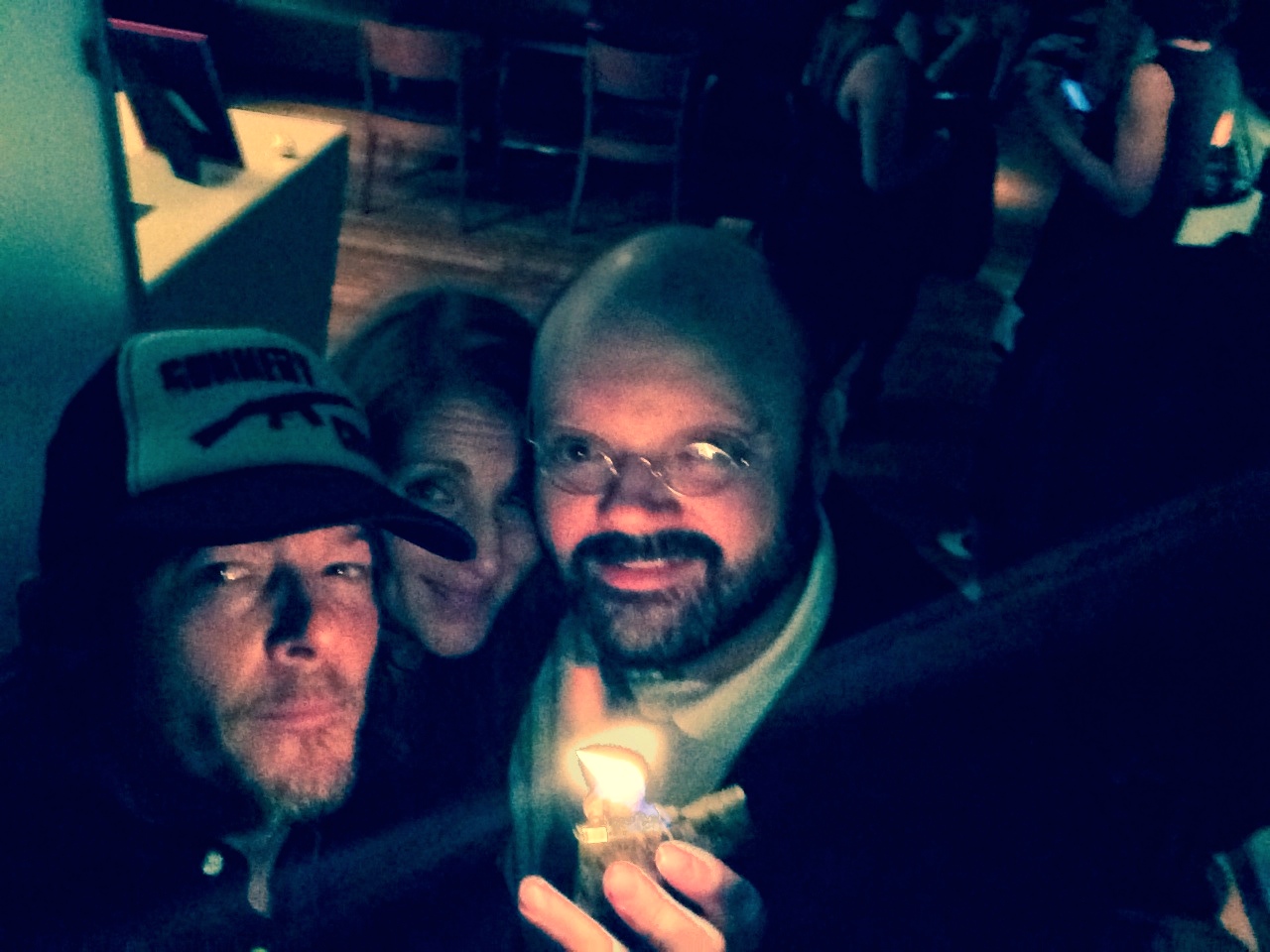 Victor McCay with Norman Reedus at The Walking Dead Season 4 Wrap Party