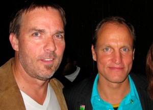 Woody Harrelson and Michael Nash at DC screeing