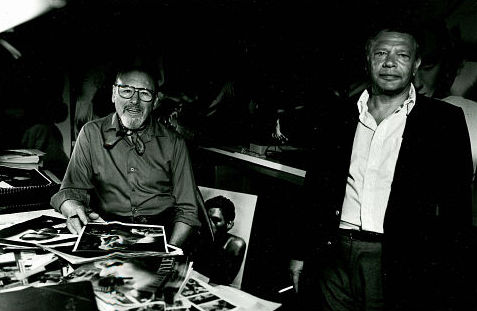 Allan Rich and George Hurrell in 1979