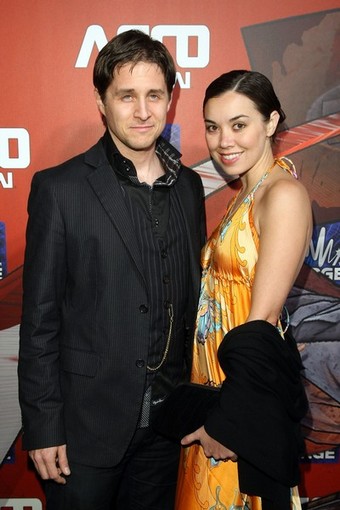 Yuri Lowenthal & Tara Platt arrive for the AFRO SAMURAI launch party in Hollywood