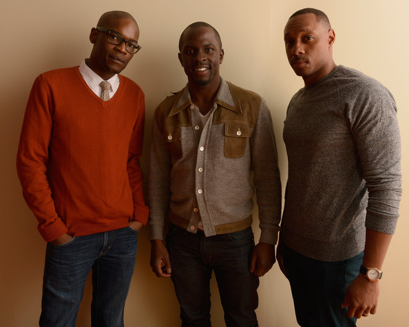Cast of Big Words: Darien Sills-Evans, Gbenga Akkinagbe, Dorian Missick