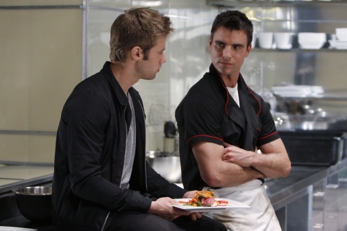 Still of Shaun Sipos and Colin Egglesfield in Melrose Place (2009)