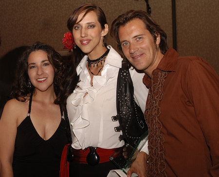 Leticia Alaniz, Patricia Vonne, and Robert Vonne at the 2005 Aguila Awards in Austin, Texas