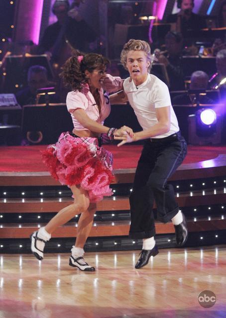 Still of Brooke Burke-Charvet and Derek Hough in Dancing with the Stars (2005)
