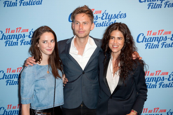 Writer/Director Francesca Gregorini, Executive Producer Alex Sagalchik and Actress Kaya Scodelario on the red carpet