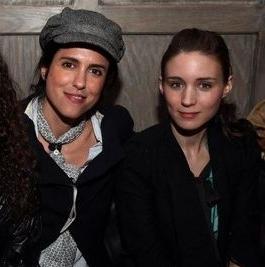 Francesca Gregorini and Rooney Mara