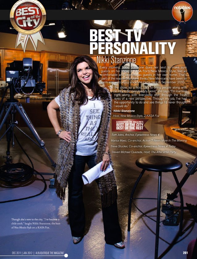 Nikki wins Best TV Personality