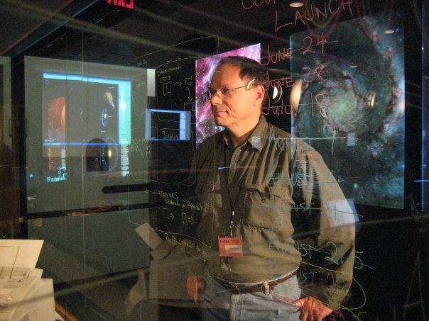 Dana Berry at the Space Telescope Science Institute during the production of 