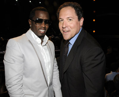 Sean Combs and Jon Favreau at event of 2008 MTV Movie Awards (2008)