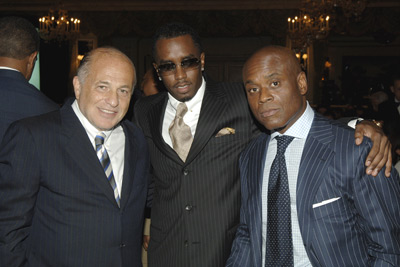 Sean Combs, Doug Morris and L.A. Reid