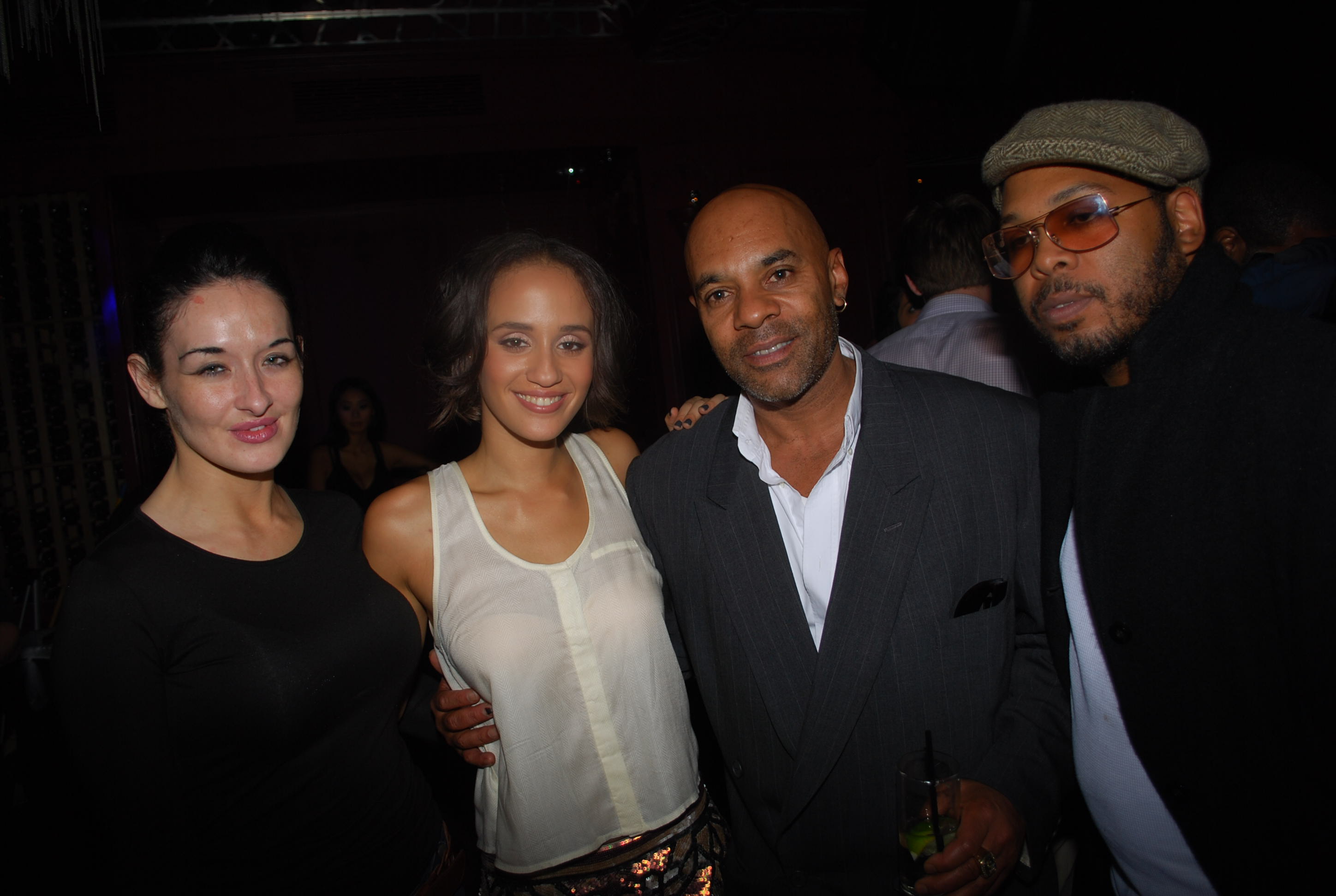 Peter Gathings Bunche with Mia Anderson, Rachel Brown and D Brown