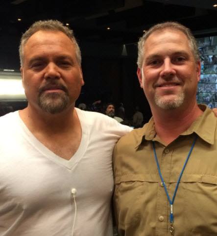 Jurassic World - Standing in for Vincent D'Onofrio