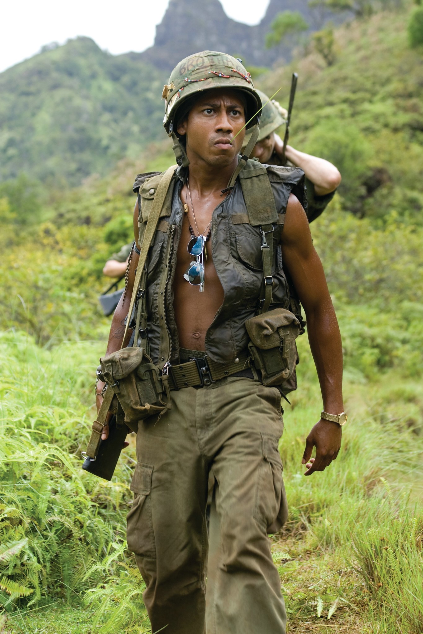 Still of Brandon T. Jackson in Griaustinis tropikuose (2008)