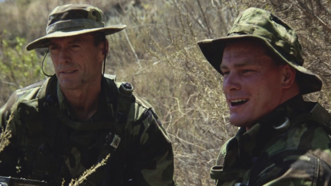 Peter Koch starring with Clint Eastwood in Heartbreak Ridge