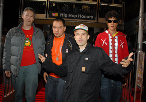 Mike D, Adam Horovitz, Adam Yauch and Mix Master Mike