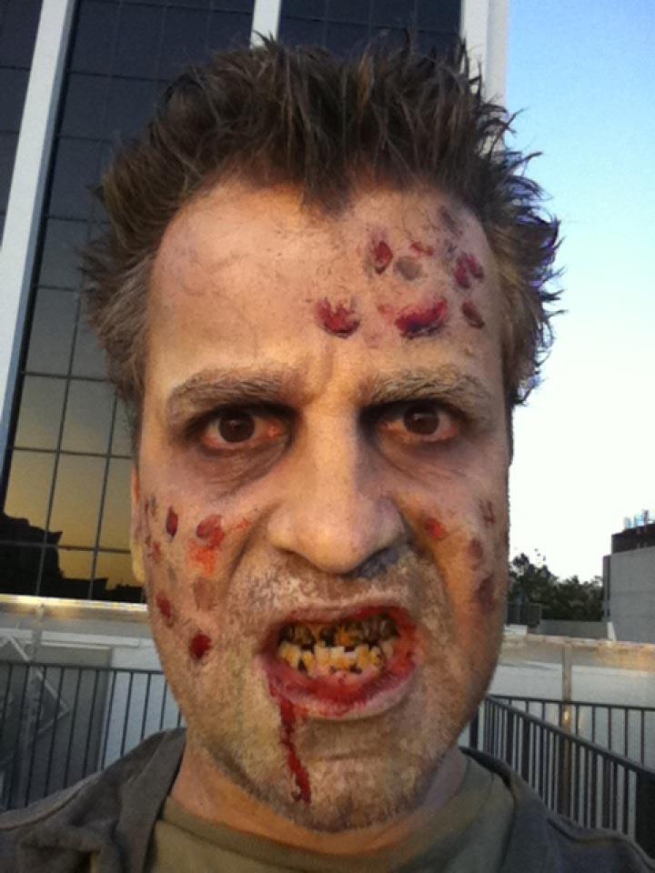Playing a zombie.