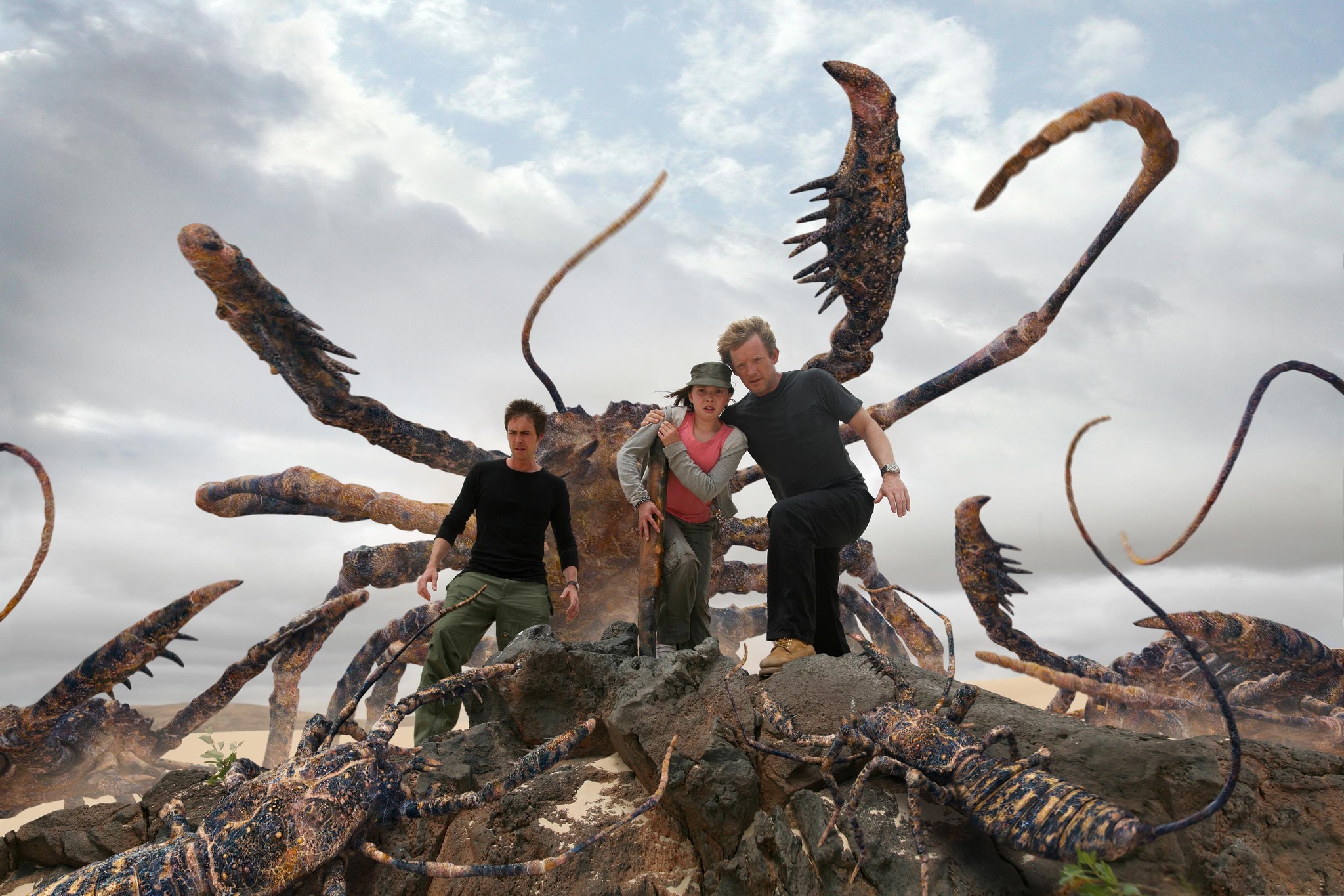 Still of Douglas Henshall, James Murray and Mabel Rogers in Primeval (2007)