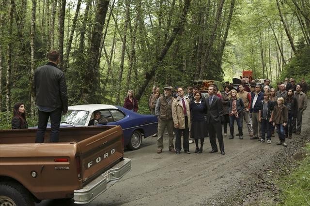 Still of Tony Amendola, Meghan Ory, Raphael Sbarge, Keegan Connor Tracy and David Anders in Once Upon a Time (2011)