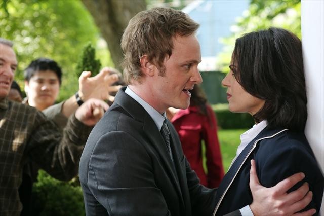 Still of Lana Parrilla and David Anders in Once Upon a Time (2011)
