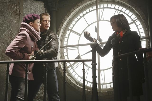 Still of Ginnifer Goodwin, Lana Parrilla and Josh Dallas in Once Upon a Time (2011)