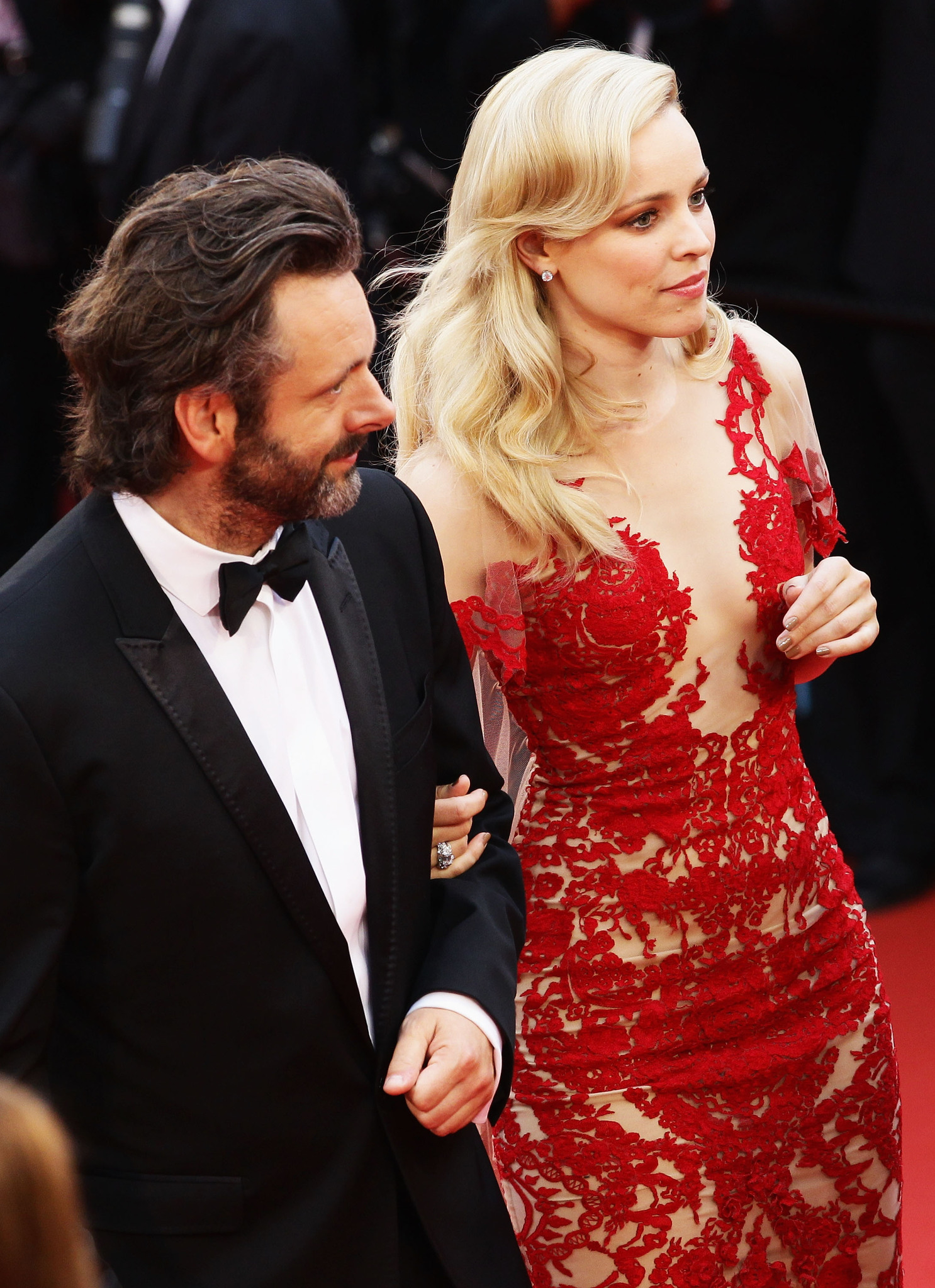 Michael Sheen and Rachel McAdams at event of Vidurnaktis Paryziuje (2011)