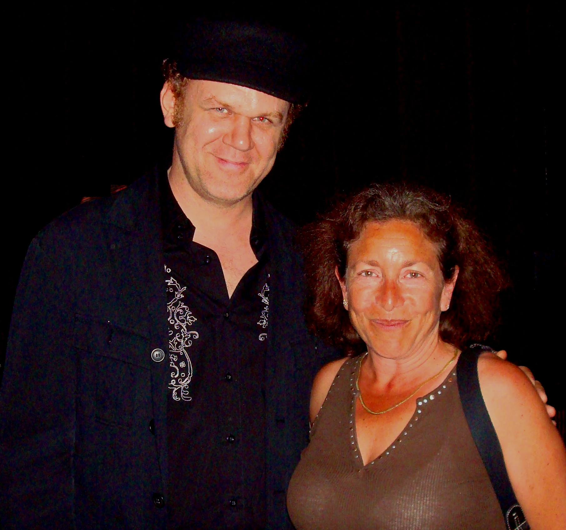 With John C. Reilly in New Orleans during the filming of 