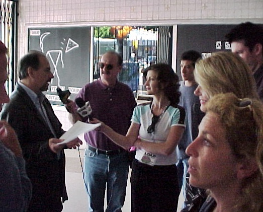 July 1999 News Conference at the former Vogue Theater Hollywood.