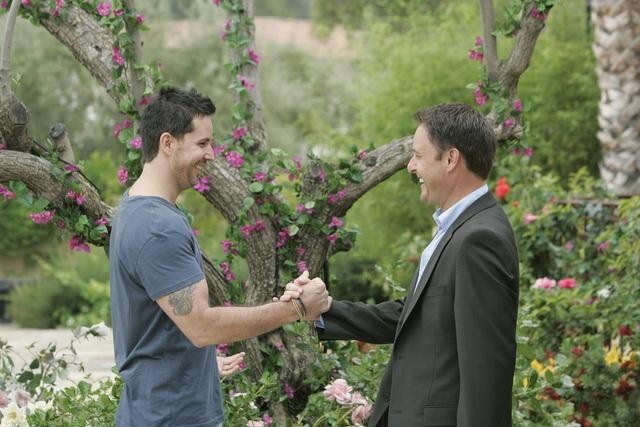Still of Chris Harrison and Wes Hayden in Bachelor Pad (2010)