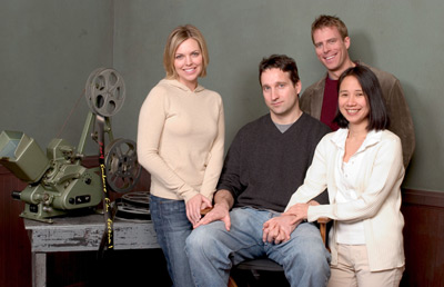 Chris Kentis, Laura Lau and Daniel Travis at event of Open Water (2003)