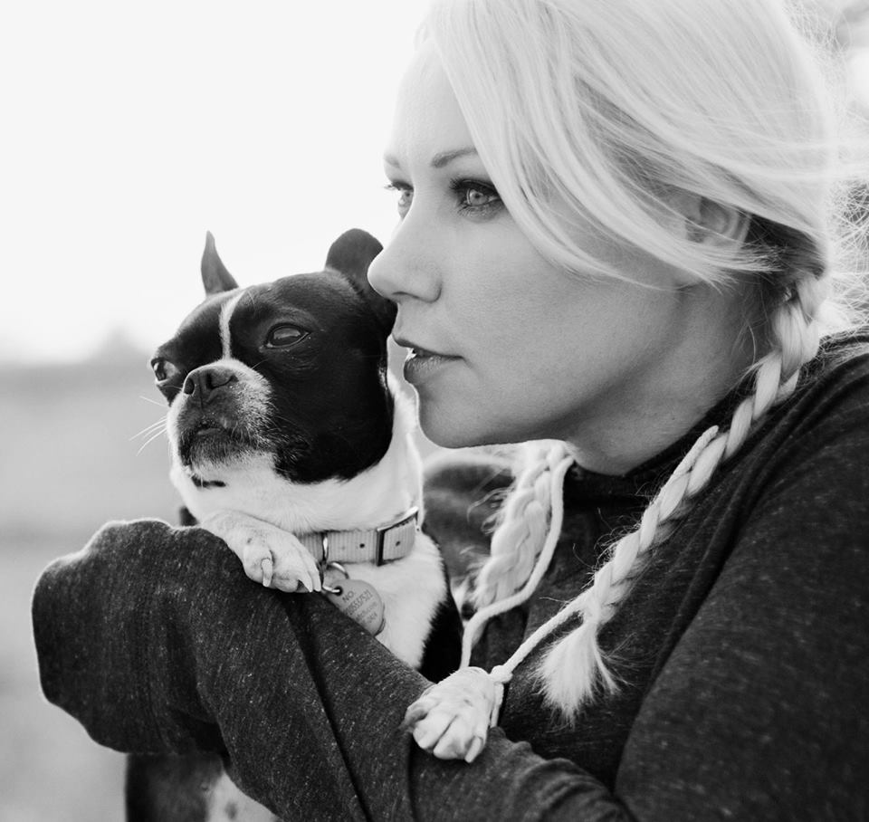 Heidi Leigh and her dog Tank 2014