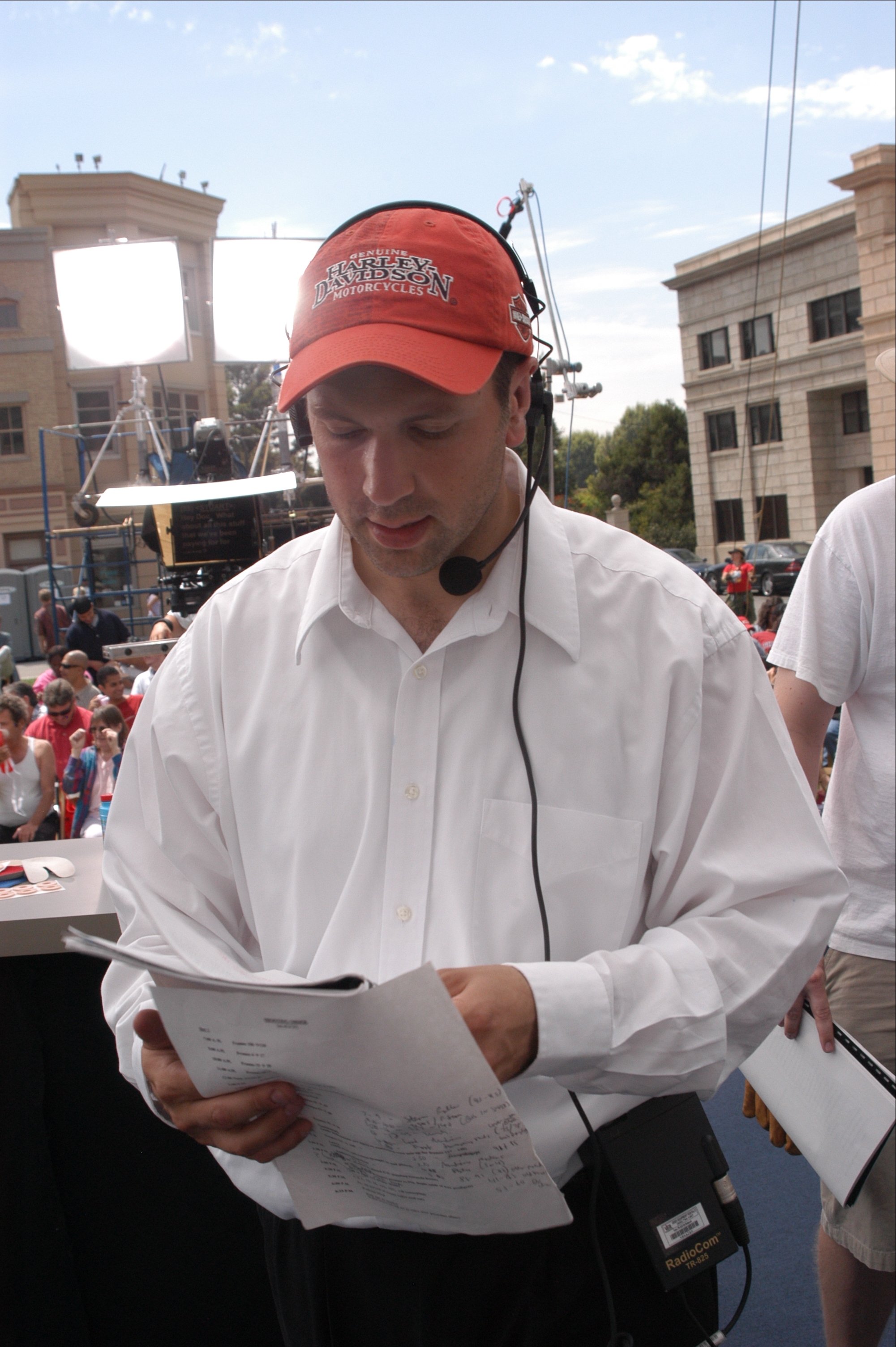 Paul Greenberg, Directing on the set of Walkfit.