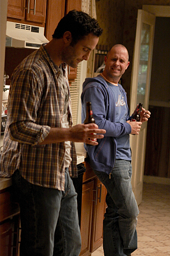 Still of Paul Schulze and Dominic Fumusa in Nurse Jackie (2009)