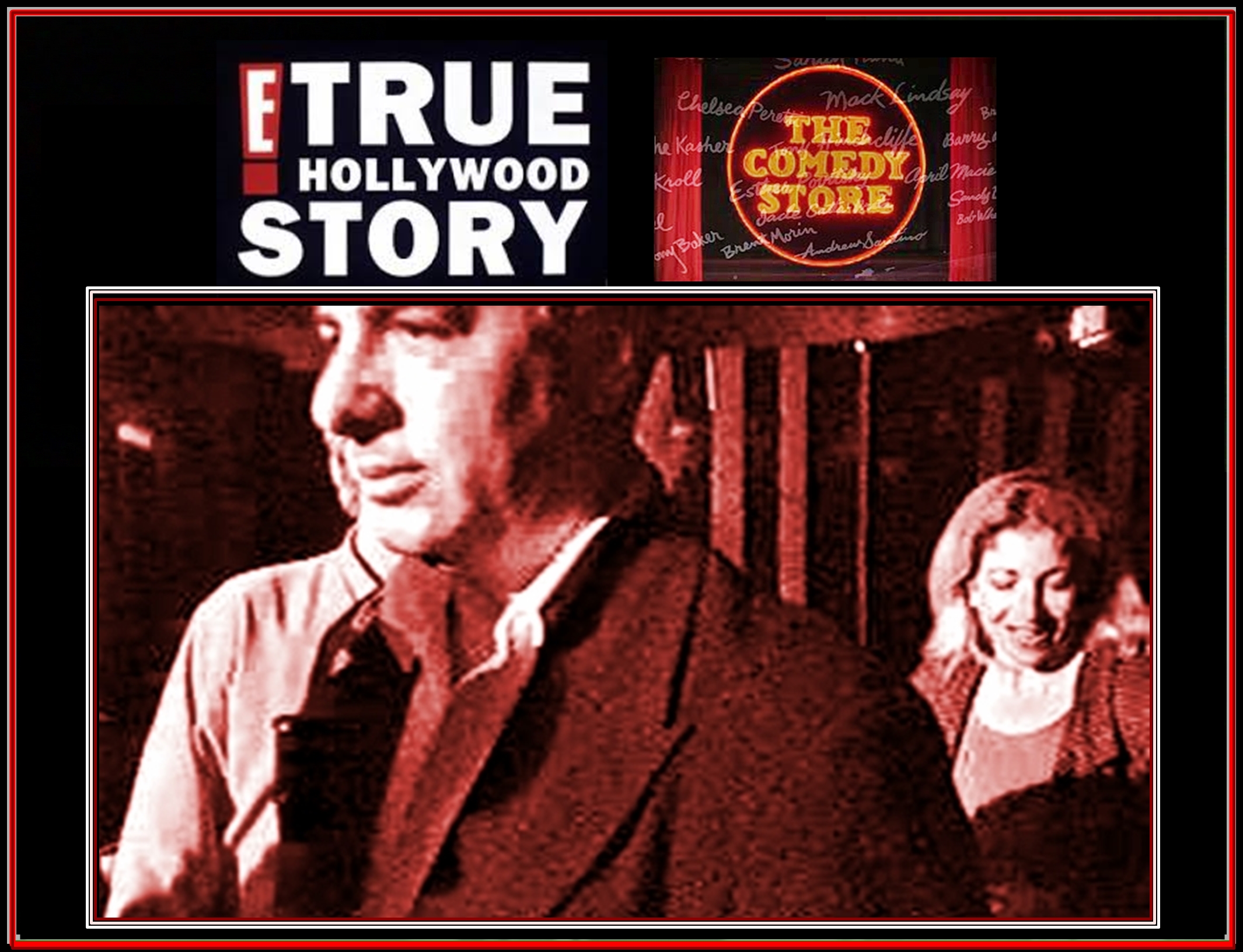 Larry Montz in archived footage of an ISPR investigation at The Comedy Store. Daena Smoller pictured on right. ISPR investigation footage used in 