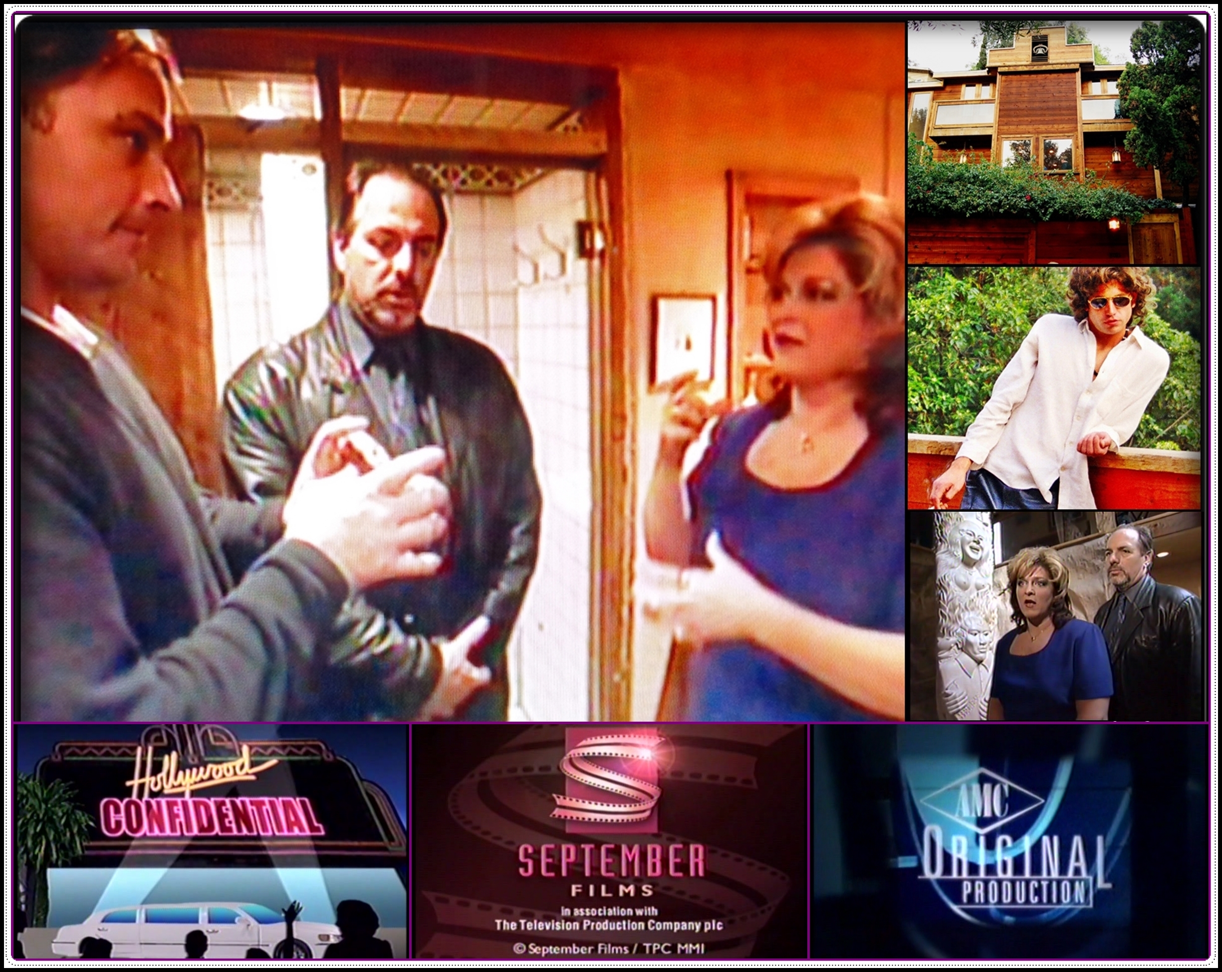 ISPR's Dr. Larry Montz and Abigail with Ben Lucas, HOLLYWOOD CONFIDENTIAL (AMC, Discovery, ITV)at the former home of Jim Morrison (THE DOORS). (2001) First ISPR investigation of Ben / Jim Morrison's home was in 1997.