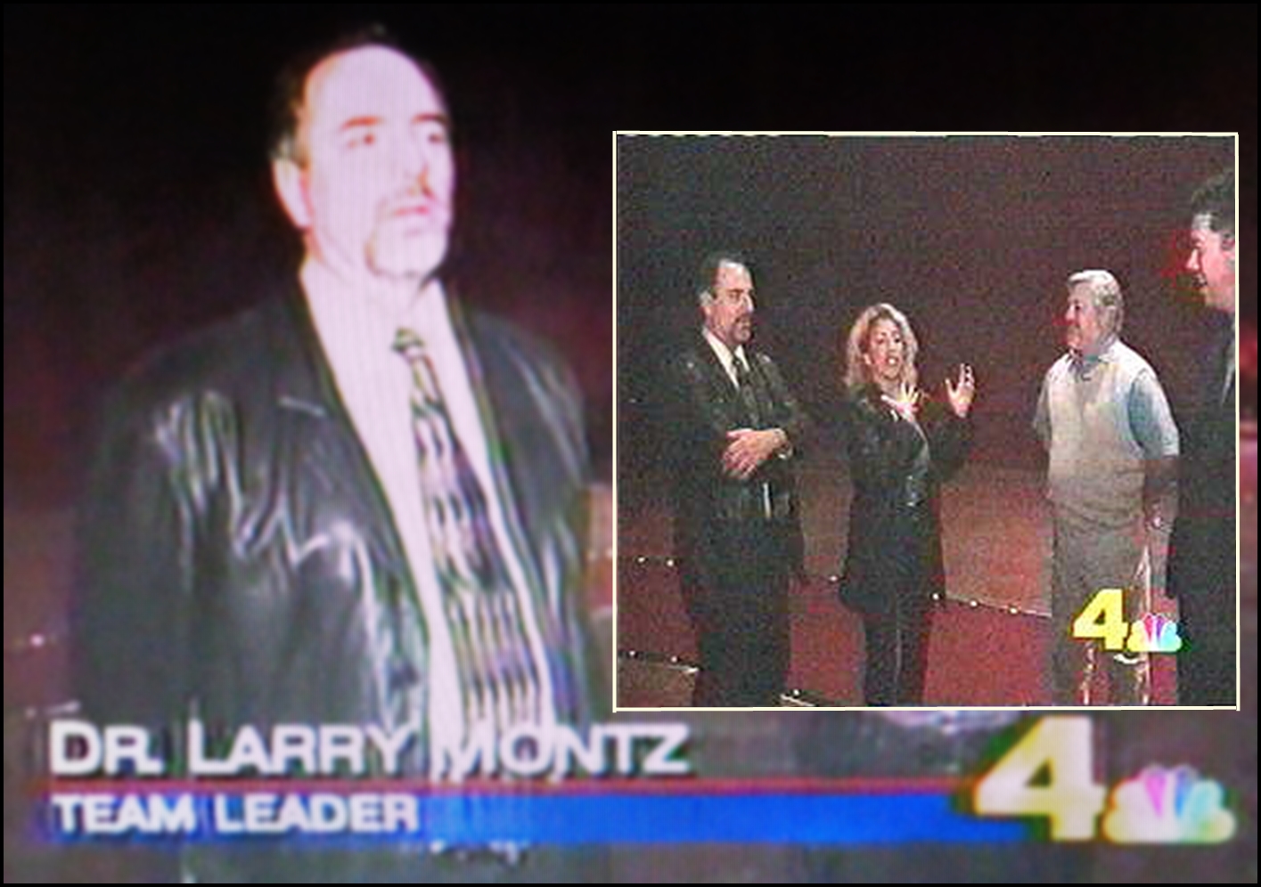 February 5, 2000 - NBC's Gordon Tokumatsu's report on Parapsychologist Dr. Larry Montz and the ISPR as the real-life models for NBC / Dreamwork's 