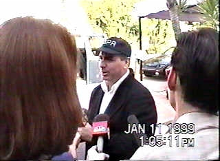 1999 - News Conference. L-R: NBC, Larry Montz, Voice of America