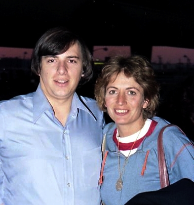 1977, Larry Montz and Penny Marshall