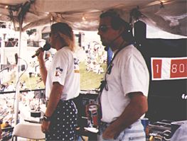 Rich Hopkins on the Mic at the 1996 ESPN X-Games, Providence, Rhode Island
