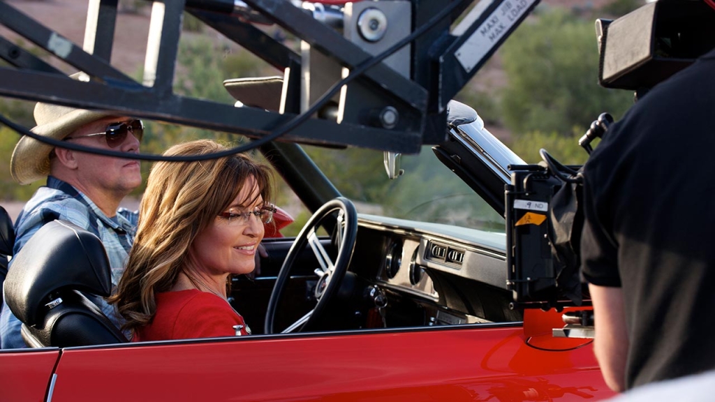Commercial Shoot with Sarah Palin in Scottsdale Arizona for 