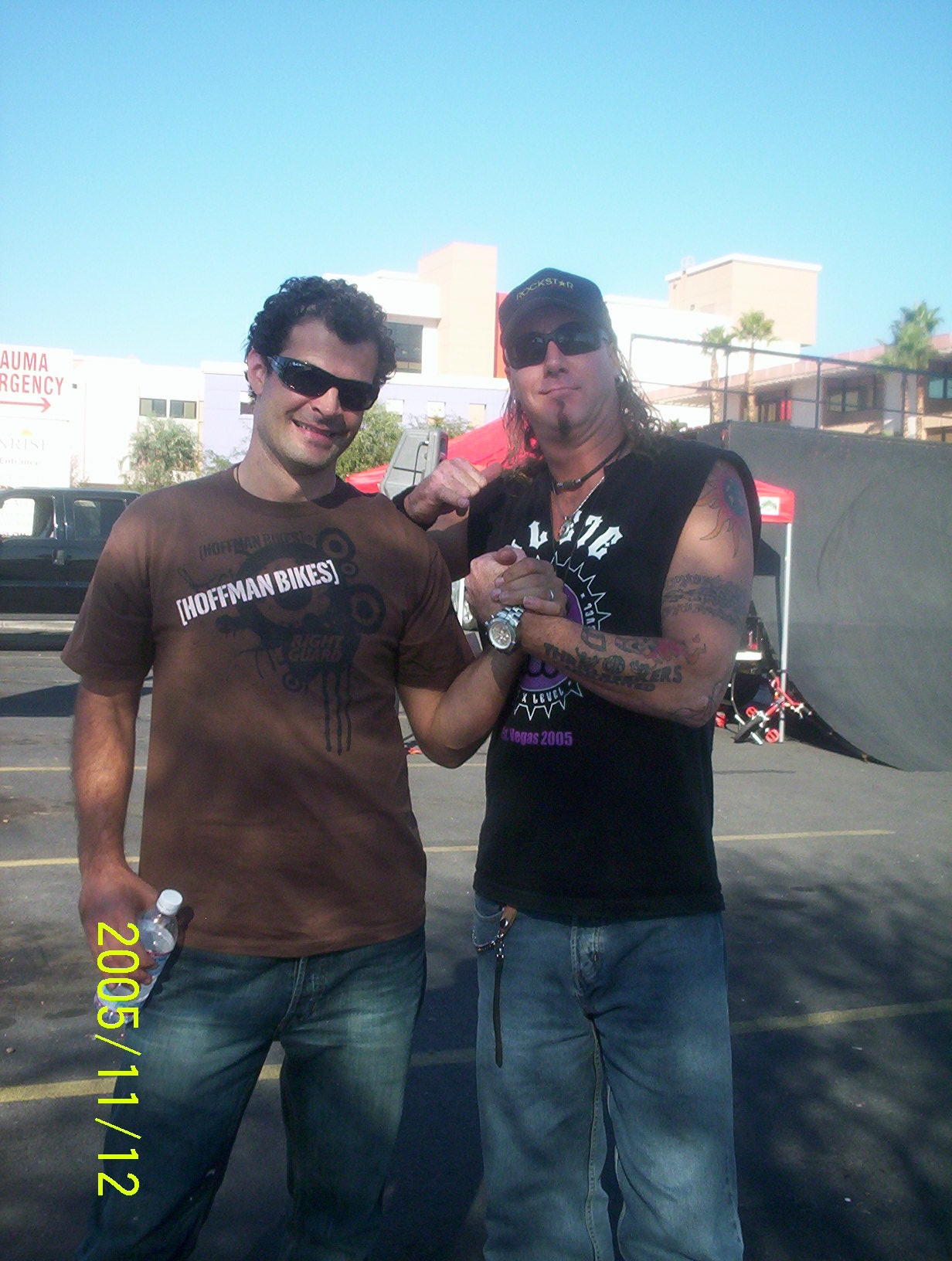 Stuntman Rich Hopkins with BMX Legend Mat Hoffman