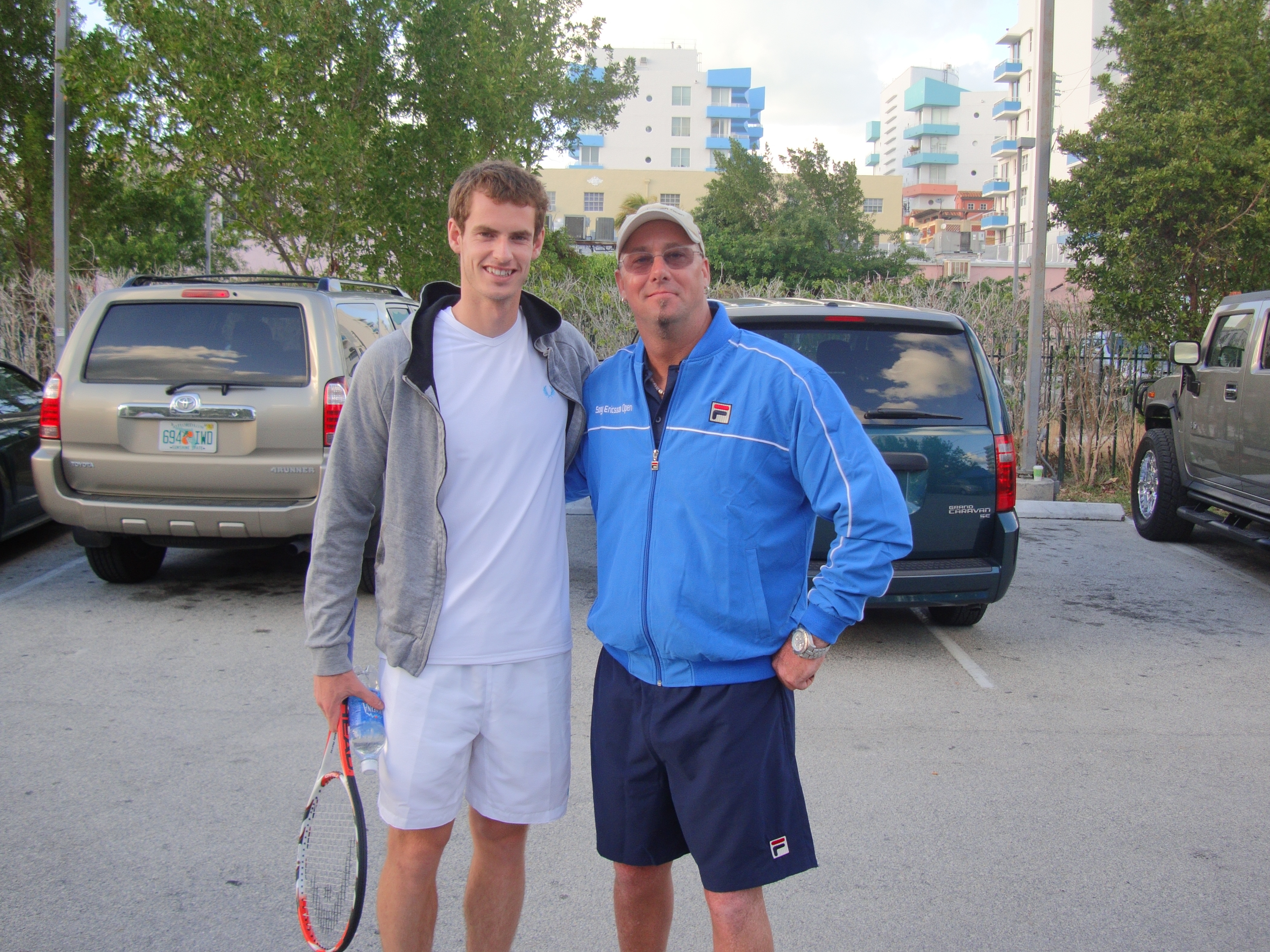 On Location with Tennis Star and Wimbledon Champion Andy Murray in South Beach for a Sony Promo..