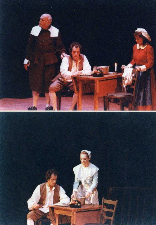 Thom in the lead role of John Proctor in a production of Arthur Millers 