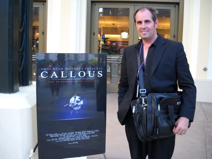 Thom is The producer of the multi award winning feature film Callous..Getting ready for a screening at Indie Fest USA in Downtown Disney