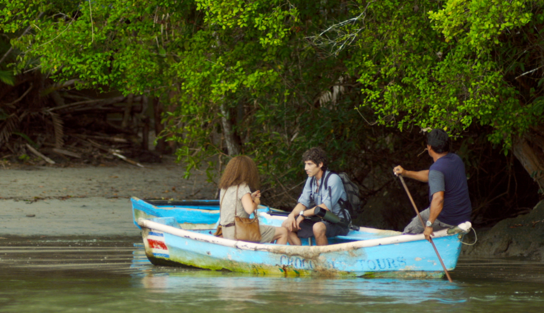 Still of Marcia Gay Harden and Óscar Jaenada in After Words (2015)